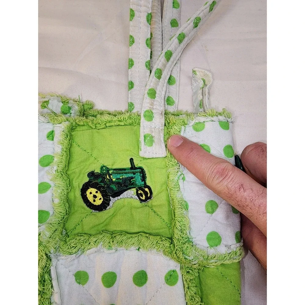 Beautiful Handmade‎ Quilted John Deere Carry Bag With Handles